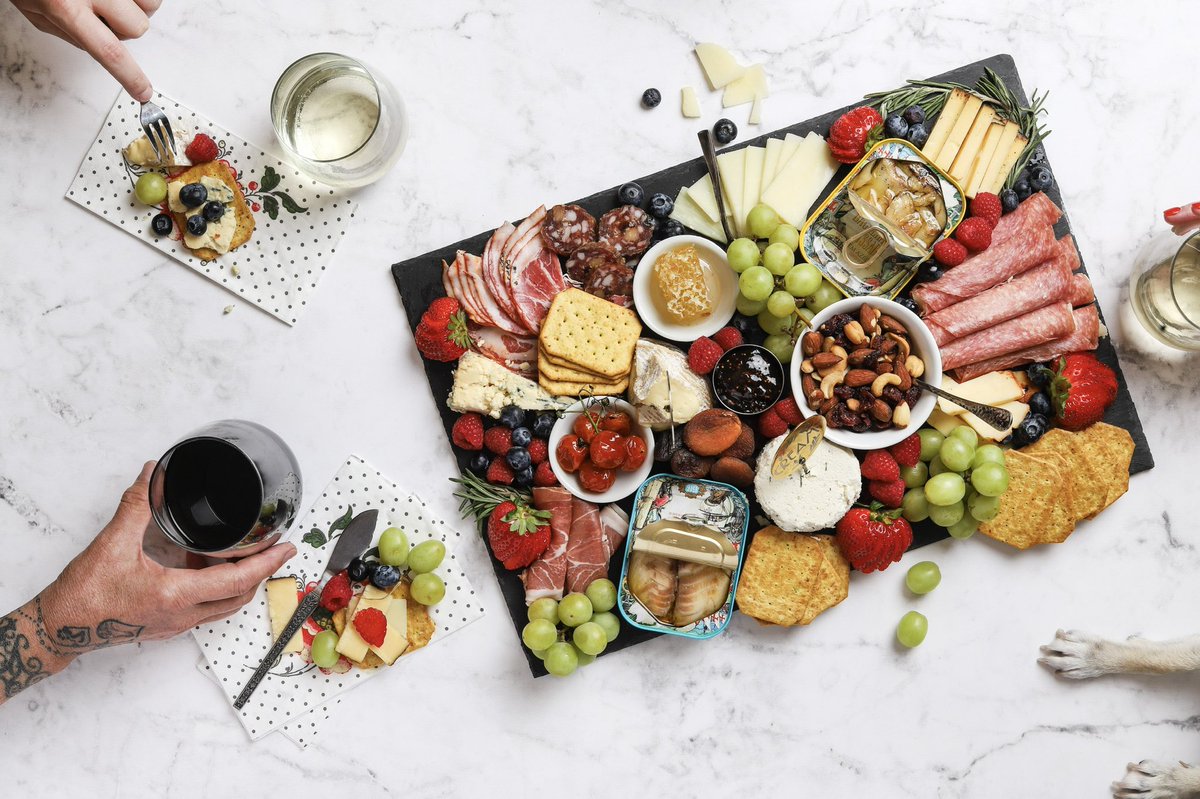 I shot the most perfectly made #charcuterie for “Messy in the Kitchen” by <a href="/ReneePaquette/">Renee Paquette</a>. 🧀