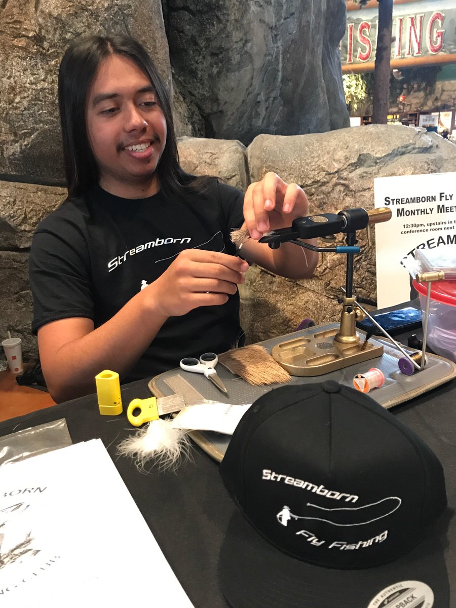 Come meet the Streamborn Flyfishing Club today!  Enter their raffle.  They are here til 4pm!