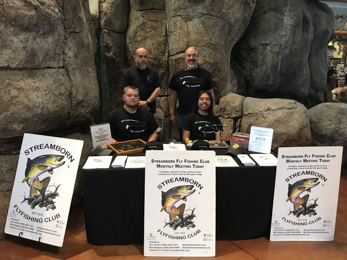 BassProRancho's tweet photo. Come meet the Streamborn Flyfishing Club today!  Enter their raffle.  They are here til 4pm! https://t.co/93bN6HZP0V