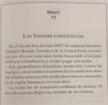 Galeano nos habla de Colombia, la sufrida Colombia