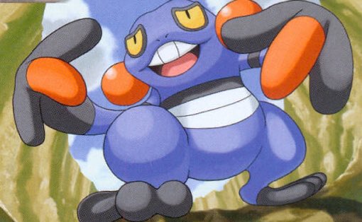 PkmnShitpost's tweet photo. Croagunk is ready for a freestyle battle https://t.co/84WkK9pOX5
