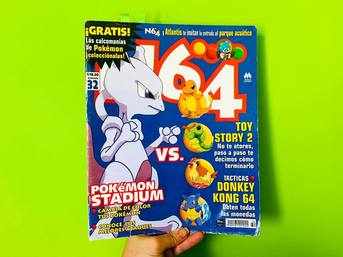 Linksliltri4ce's tweet photo. N64 Edición Número 32 - Mayo 2000
This is another issue of #N64Magazine that was released after the last ones I posted. This one came out in May 2000.
This is La Revista Oficial Mexico: N64 Guia, Tips, y Estrategia (The Official Magazine Mexico: N64 Guide, Tips, and Strategy.) https://t.co/9iVyA1CrxN