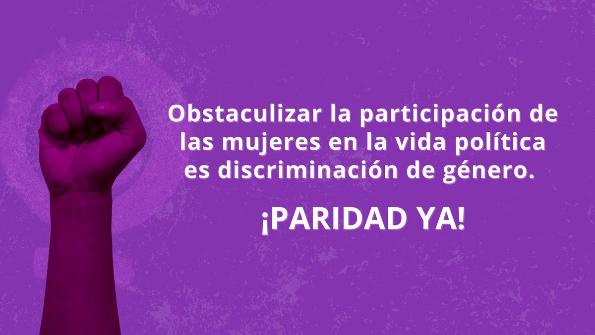 En el proceso electoral hacia la gubernatura de este año en #Oaxaca se debe considerar, desde la perspectiva de género, la designación de una candidata mujer: defensoras de #DDHH de las mujeres.

<a href="/TEPJF_informa/">TEPJF</a> <a href="/FFuentesBarrera/">Felipe Fuentes Barrera</a> <a href="/ReyesRdzM/">Reyes Rodríguez Mondragón</a> <a href="/PonenciaIIG/">PonenciaIIG</a> <a href="/JL_VargasV/">José Luis Vargas Valdez</a> <a href="/JanineOtalora/">Janine M. Otálora</a>