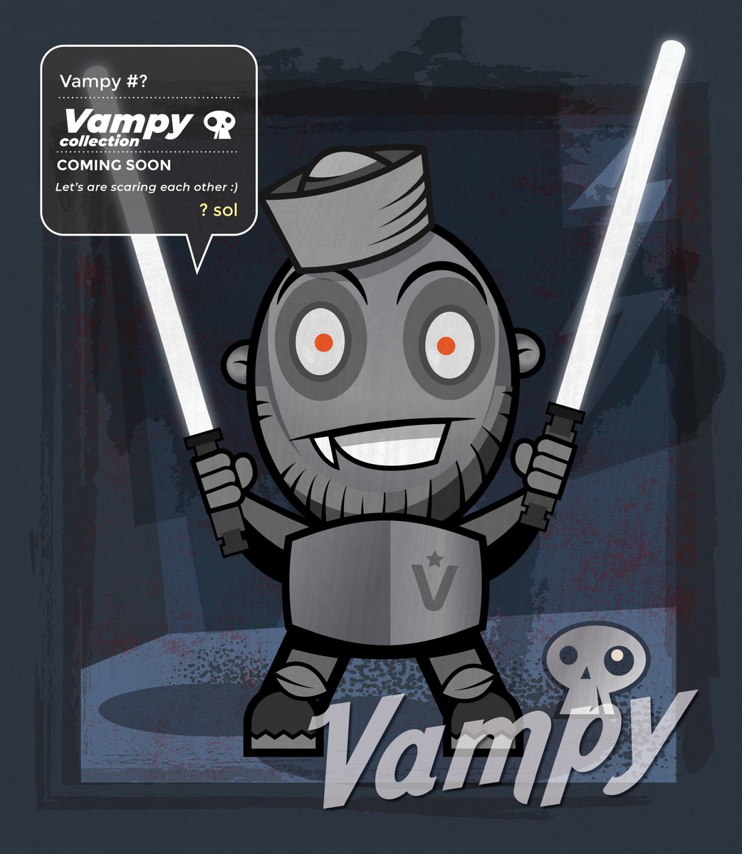 VampyNFT's tweet photo. Let's fight bro! Are you scary? 
https://t.co/WH6KLQKgpA
#NFTCollection #NFTCommunity #nft #NewNFT #newNFTs #nftart #vamire #cartoon #illustration #collection #MagicEden @VampyNFT https://t.co/PBbb5tSVVs