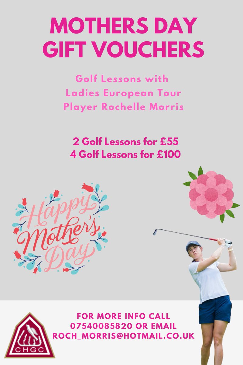 Rochelle Morris (@rochellemorris) on Twitter photo 🌸 Mothers Day Gift Vouchers 🌸
With only 2 weeks to go, give the gift of better golf this Mother’s Day 🏌🏻♀️
Suitable for beginners through to experienced golfers! <a href="/CroslandHeathGC/">Crosland Heath Golf Club</a>
#Mothersday #golfcoaching 🌸 Mothers Day Gift Vouchers 🌸
With only 2 weeks to go, give the gift of better golf this Mother’s Day 🏌🏻♀️
Suitable for beginners through to experienced golfers! <a href="/CroslandHeathGC/">Crosland Heath Golf Club</a>
#Mothersday #golfcoaching