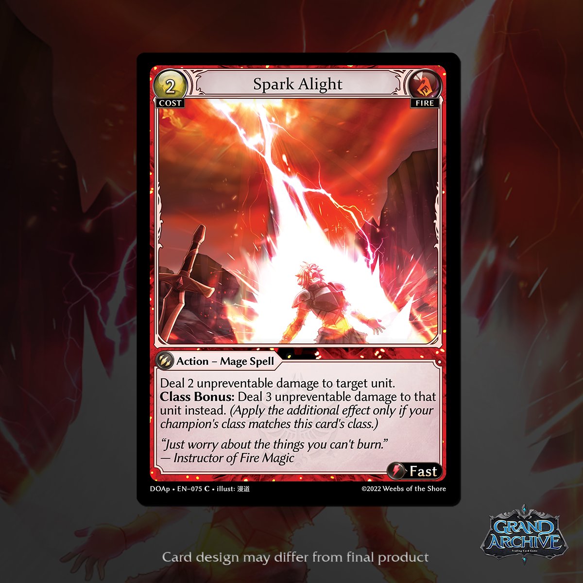 Art update for Spark Alight! Be sure to check out our card database at  https://t.co/1iGaZElU6W