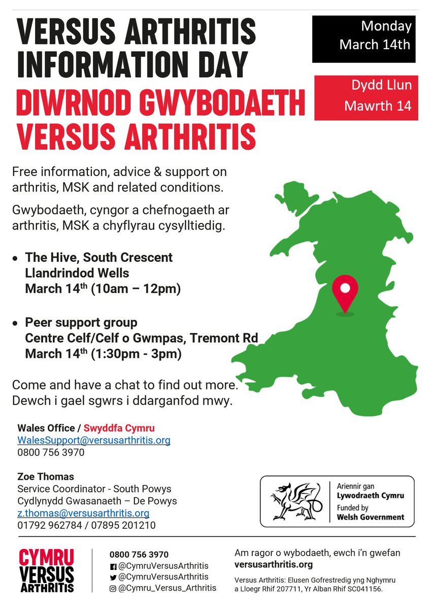 Cymru Versus Arthritis (@cymruvarthritis) on Twitter photo 