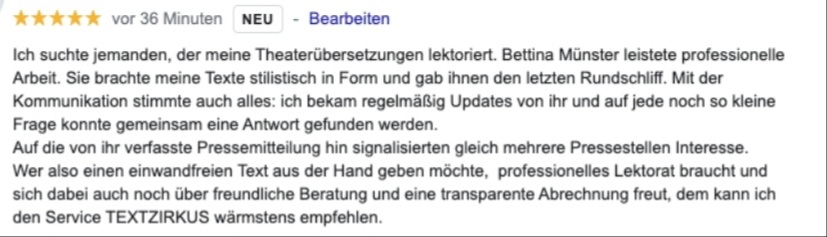 🙏🙏
Ganz lieben Dank! Es macht so Spaß und erweitert meinen Horizont mit jedem Auftrag.
Ich bin sehr dankbar. 😌

#textzirkus #lektorat #autorenservice #lovemylife #homeoffice #selbstständig #work #workinghard #beingcreative #writinglife #writerslife #hannover #immensen