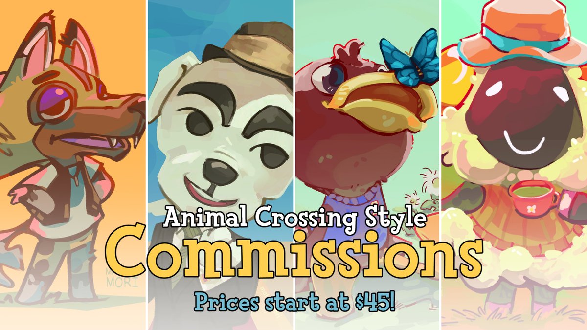 🌟 COMMISSIONS OPEN 🌟

After being asked a few times I'm doing a trial run of AC style commissions. 

- I can do villagers/player characters/NPCs/OCs
- Payment via Paypal only
- Can make a physical print
- Request via DM/email!
- More info in the link below!
#commissionsopen