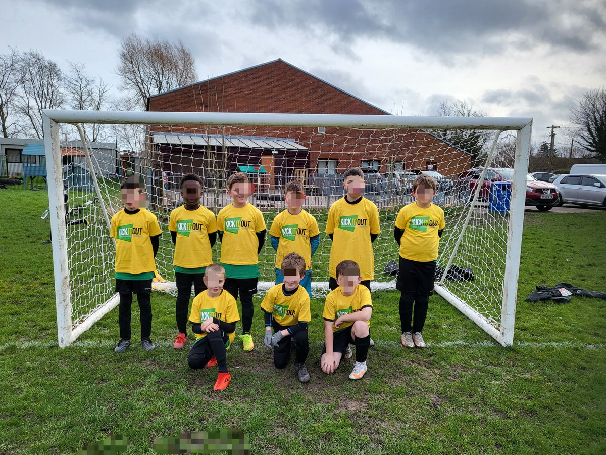 Ribbleton u9s proud to support kick it out  campaign
