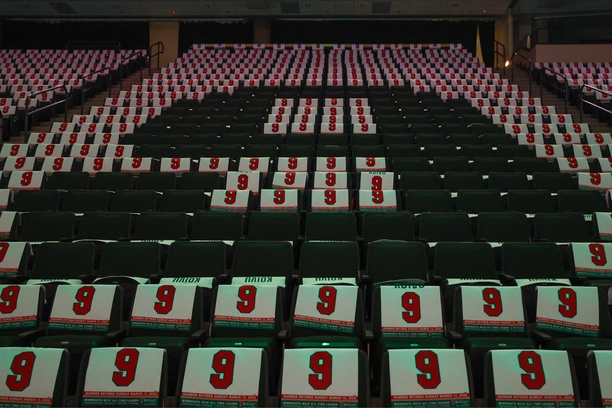 mnwild's tweet photo. The stage is set! Don't miss a minute of Mikko.

⏰ 5 p.m. | 📺 @BallySportsNOR | #9forAllTime x WinCraft https://t.co/IrV63hY8t9