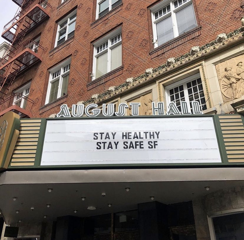 AugustHall_SF's tweet photo. It's amazing to think it's been 2 whole years since the beginning of this "new world." Concerts look a bit different now, but we're so grateful to be back, bringing some incredible shows to you this spring! The times have been unprecedented, but we all remain resilient. #SFStrong https://t.co/ihGduI0sZ2