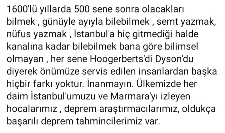 Depremciapp's tweet photo. Son yorumum ektedir. #deprem #istanbul #marmara https://t.co/sxJdE0k51u