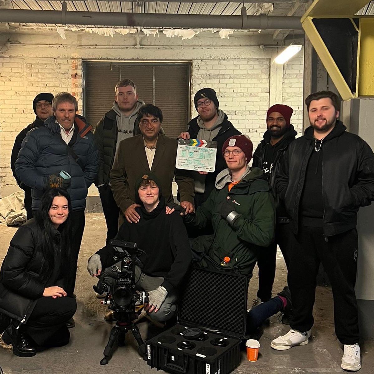 TripleDangerr's tweet photo. 7 days, 5 locations and endless amounts of caffeine later, today we wrapped on #TheBatteringMan, a new dark crime/comedy we hope to be proud to share with you soon! #ShortFilm #SupportIndieFilm https://t.co/kmtrvp5cIR