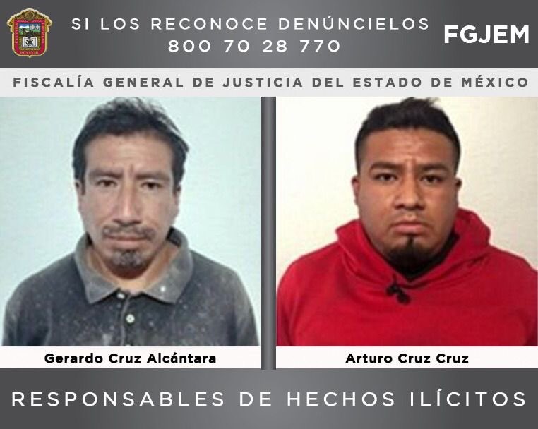 FiscaliaEdomex's tweet photo. #FGJEMInforma: La Fiscalía de Homicidio del Valle de Toluca acreditó la participación de Gerardo Cruz Alcántara y Arturo Cruz Cruz en el homicidio de un individuo por el que fueron condenados a 47 años y seis meses de prisión.
🟥Consulta la información en: https://t.co/6SZsfnUp1l https://t.co/EMnRet7Lvc
