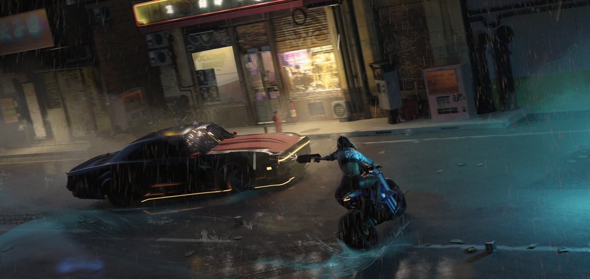 rishirajsinghs's tweet photo. Keyframe concepts 
#cyberpunk #conceptart https://t.co/E6svcf54cZ