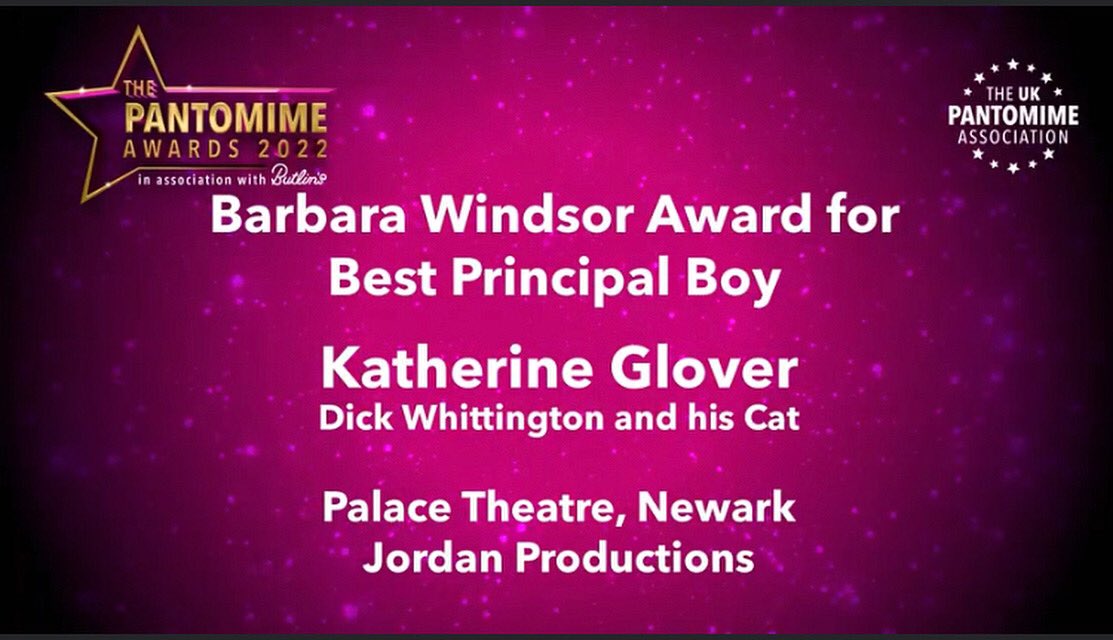 Katherine Glover (@k_glover258) on Twitter photo 👢🐈⬛
A thigh slapping nomination for the Panto Awards 2022. She’s in there with the boys!! Thanks <a href="/UKPantomime/">UK Pantomime Association</a> <a href="/Jordan_Prods/">Jordan Productions</a> <a href="/palacenewark/">Palace Theatre Newark</a> 👢🐈⬛
A thigh slapping nomination for the Panto Awards 2022. She’s in there with the boys!! Thanks <a href="/UKPantomime/">UK Pantomime Association</a> <a href="/Jordan_Prods/">Jordan Productions</a> <a href="/palacenewark/">Palace Theatre Newark</a>