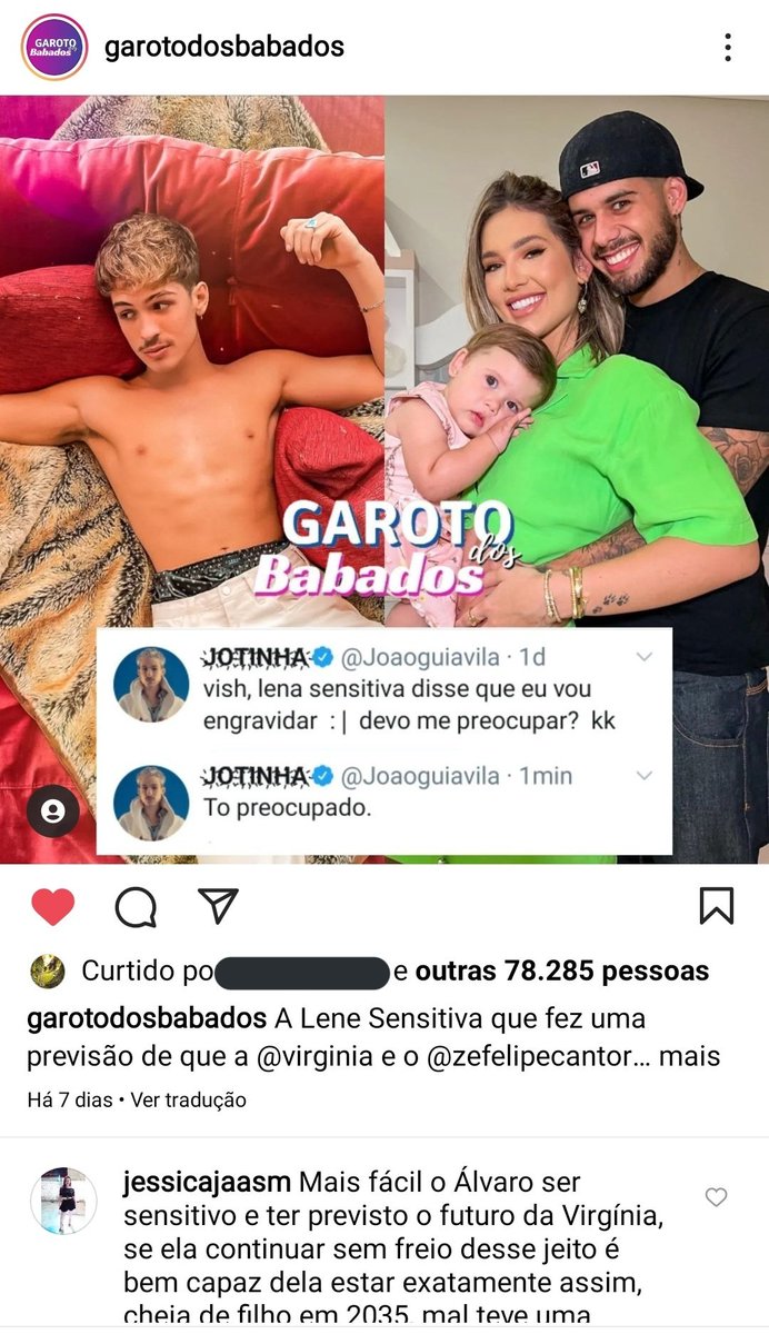 GiLFiSah007's tweet photo. Olha essa idiota falando sobre a Virgínia ter filhos , fala como se fosse da conta dela o que uma mulher faz com o seu útero. https://t.co/QdahMItMrp