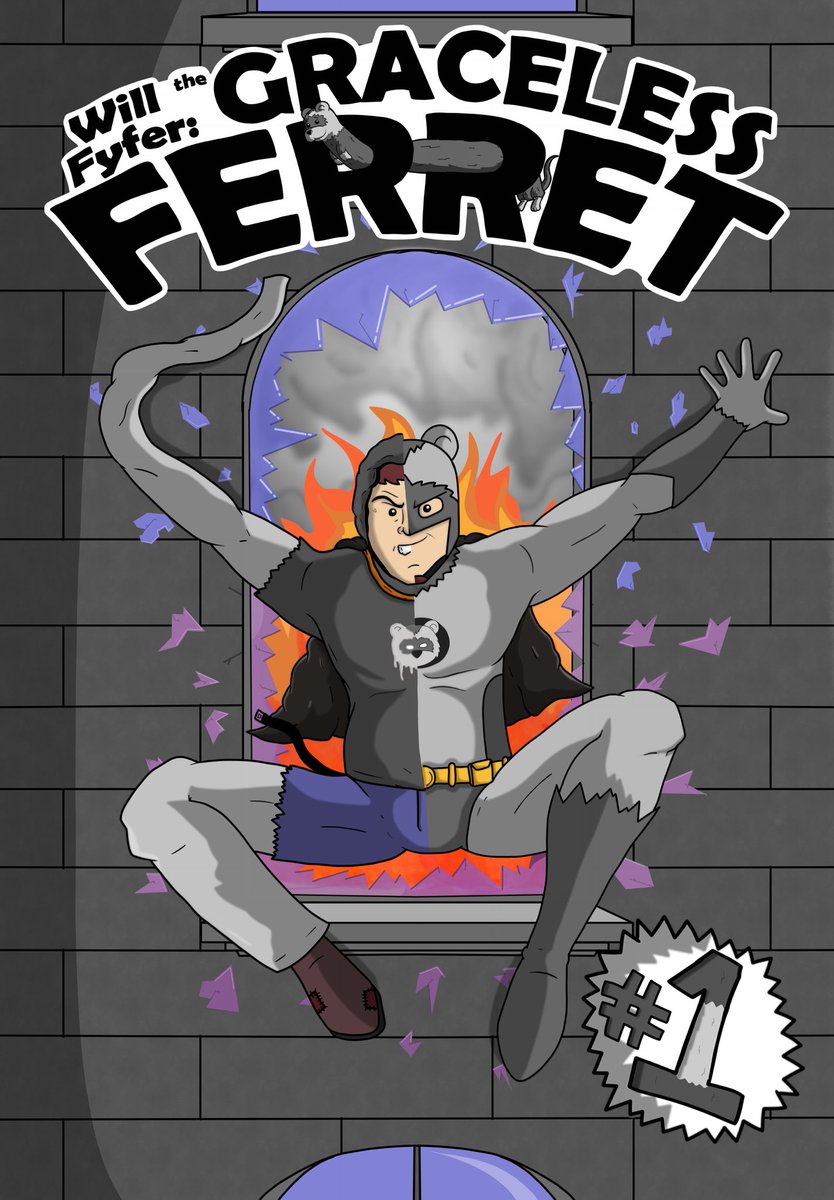 robby_deshaies_'s tweet photo. #FerretPower is Fearless, Fun, and uber-Fantastic in @PixarNerdStudio and I’s formative superhero satire, #WFGF. Does madness lead to heroism? It’s up to you to discover. @RogueComix
All issues Available NOW: https://t.co/8OVgKuZefC https://t.co/fy4rTBMgE0