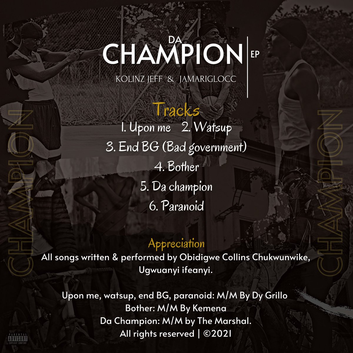 Kolinz_Jeff01's tweet photo. Da champion E.P Out now 

https://t.co/wkWxnBgY16 https://t.co/TYxw1er7bu