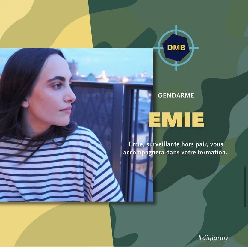 Nous sommes là pour vous aider ! La digiarmy s’active et pour débuter voici Elisa et Emie🎖#digiarmy #transfonum #mbadmb