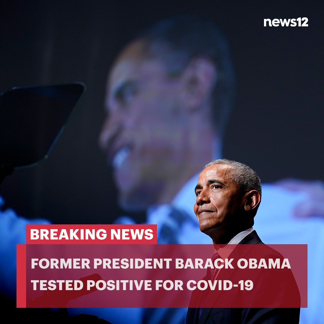 BREAKING NEWS: Former President Barack Obama announces he has tested positive for COVID-19. 
MORE: bit.ly/3tS8sp4