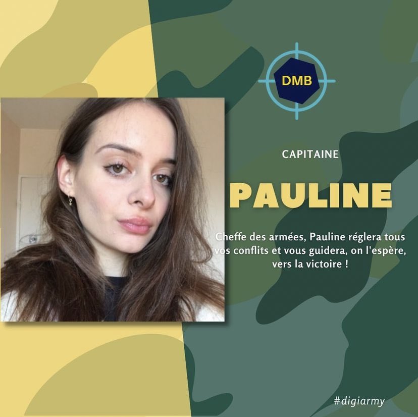 Et enfin Sybille et Pauline pour vous servir! 🪖