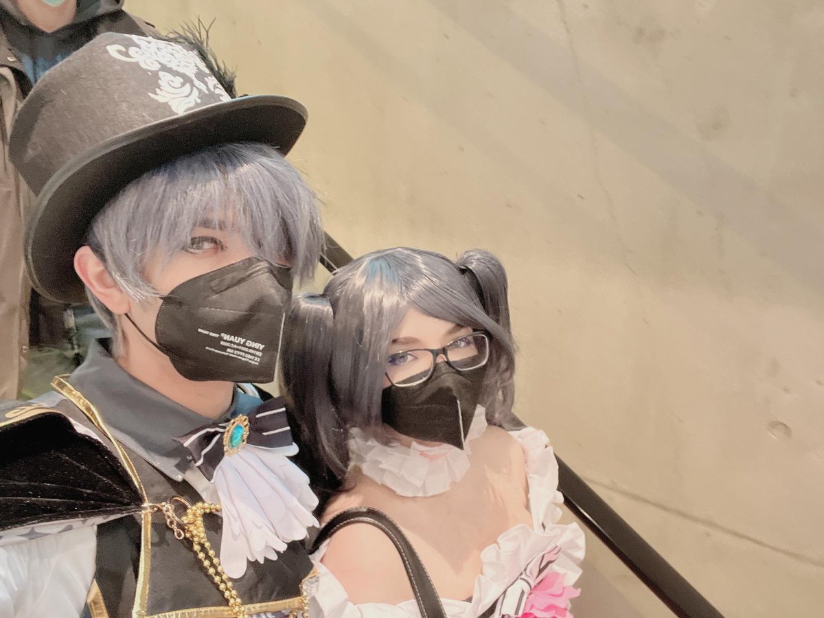 SerinaViolet's tweet photo. Comic-con 2021 in Stuttgart with @EpicSnowDragon #ciel #blackbutler #cosplay #ComicCon https://t.co/bmmu7xboKY