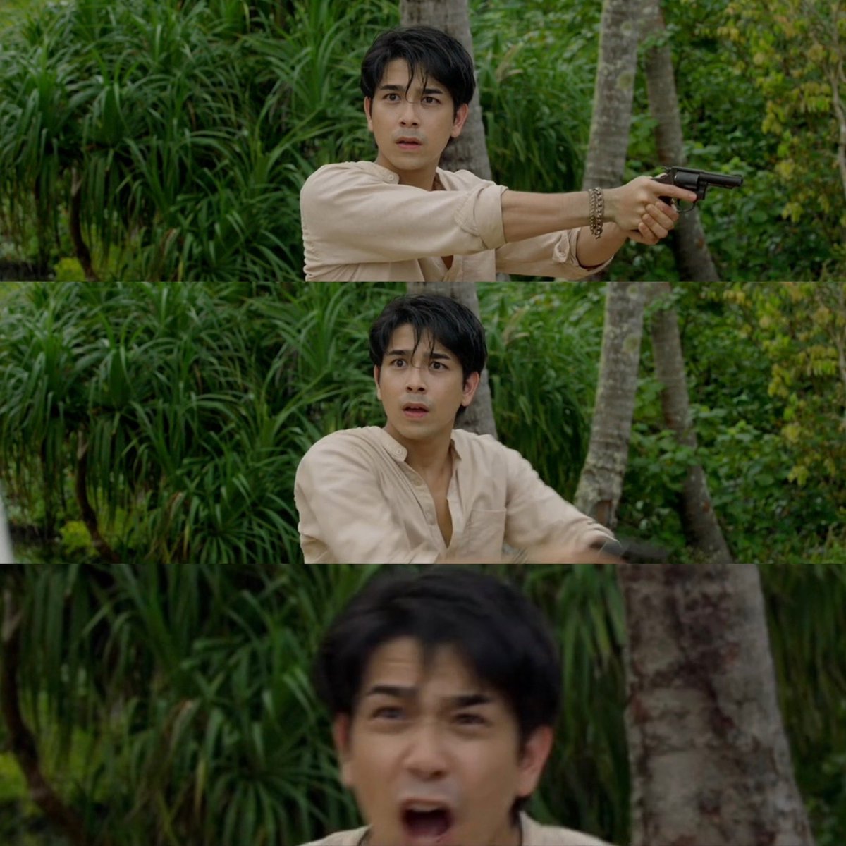 MIx2_eagle's tweet photo. The moment Ken realised Plato had been cut, the expressions were very good 🥺💔
#platoken #Remember15EP6 #tommysittichok https://t.co/ugXkU8WtH6