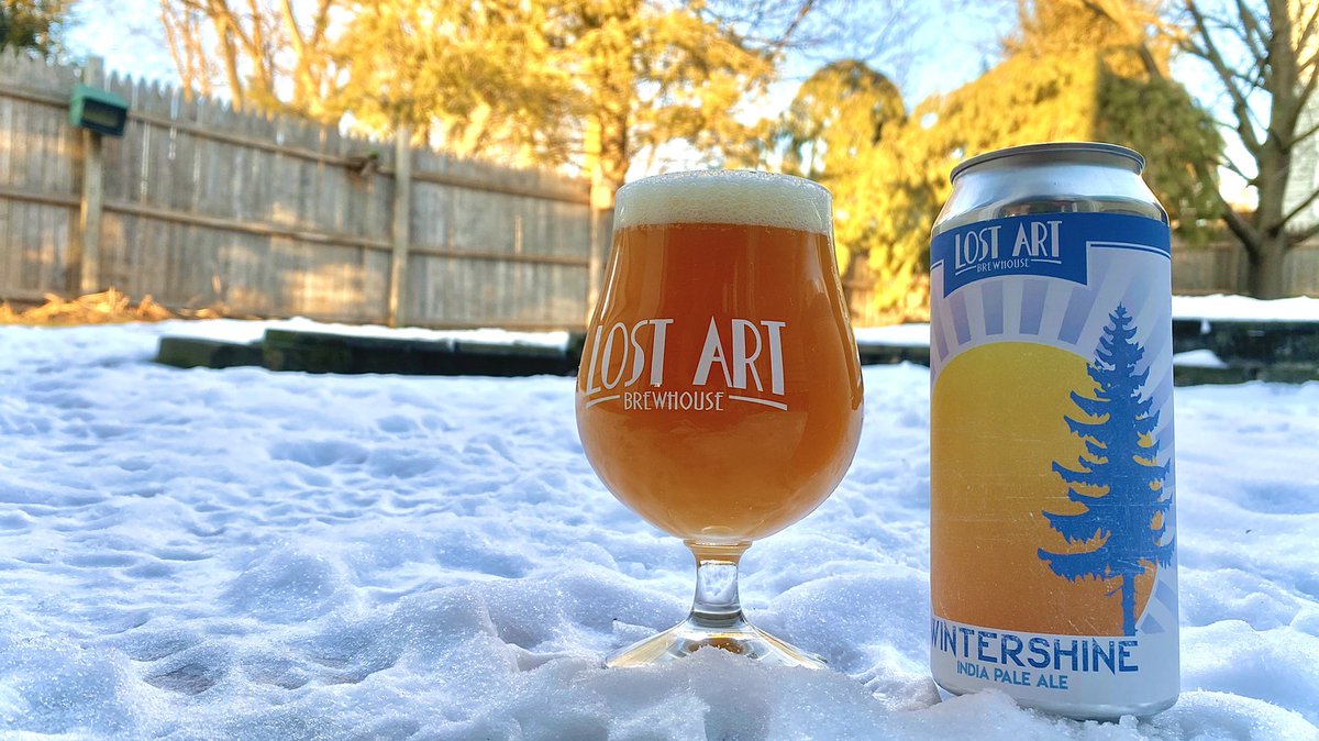 linnerte's tweet image. This is exactly the day @LostArtBrew brewed this beauty for. #mibeer #wintershine