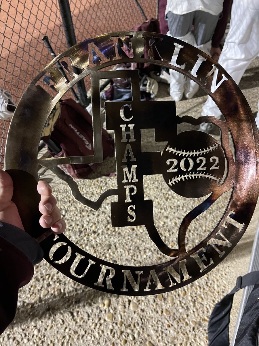 yoebsball's tweet photo. Great weekend for Yoe Baseball!!
Varsity Tourney Champs at the Franklin RBI Tournament & JV Champs at the Madisonville JV Tournament! Nice work young men!!
District begins Tuesday, 3/15, vs Caldwell @ Yards of Cameron
JV @ 5 pm - Var @ 7:30 pm
#GoYoe #JobNotFinished https://t.co/GaMmqOpg0s