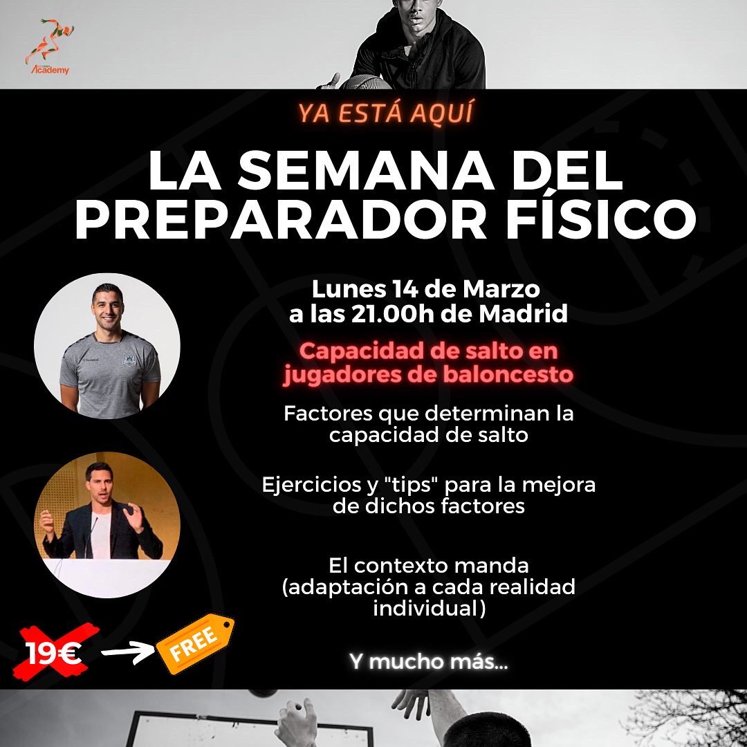 AssesSport's tweet photo. YA ESTÁ AQUÍ🚀🧠🏋🏽‍♂️

LA SEMANA DEL PREPARADOR FÍSICO ha llegado
Un evento que nunca hemos hecho. Una semana llena de formaciones de pago, que sólo durante esta semana serán GRATIS

✅sin registro
✅sin dar ningún dato 

Mañana a las 21:00🇪🇸 arrancamos
https://t.co/X9Kr05XWOI https://t.co/jdxCVj2aaB
