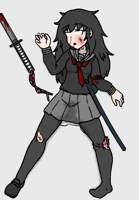 首の骨折られた御影ちゃん 