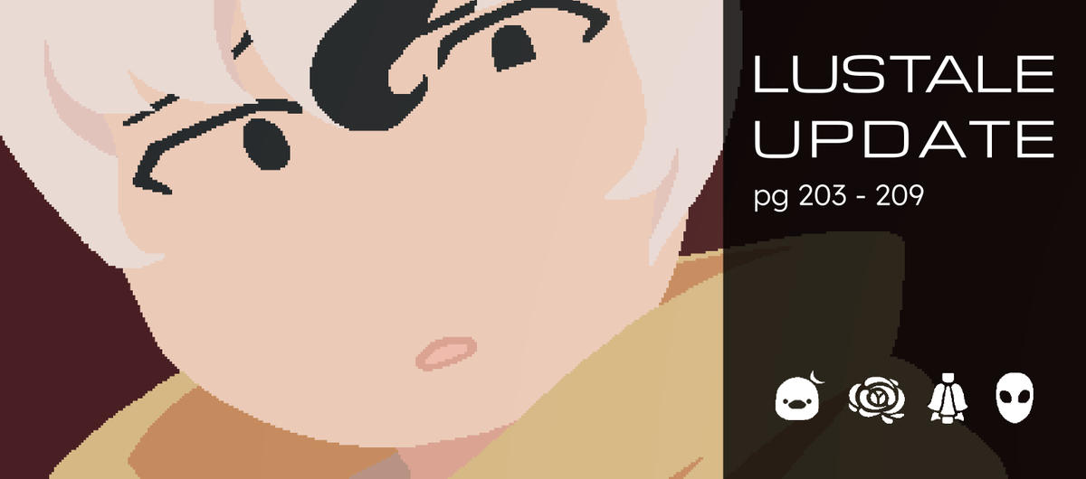 lustaleofficial's tweet photo. Lustale Update! pg 203-209
https://t.co/avhYkL5FZ9
#lustale #fanventure #mspfa https://t.co/ET2KDWzE5E
