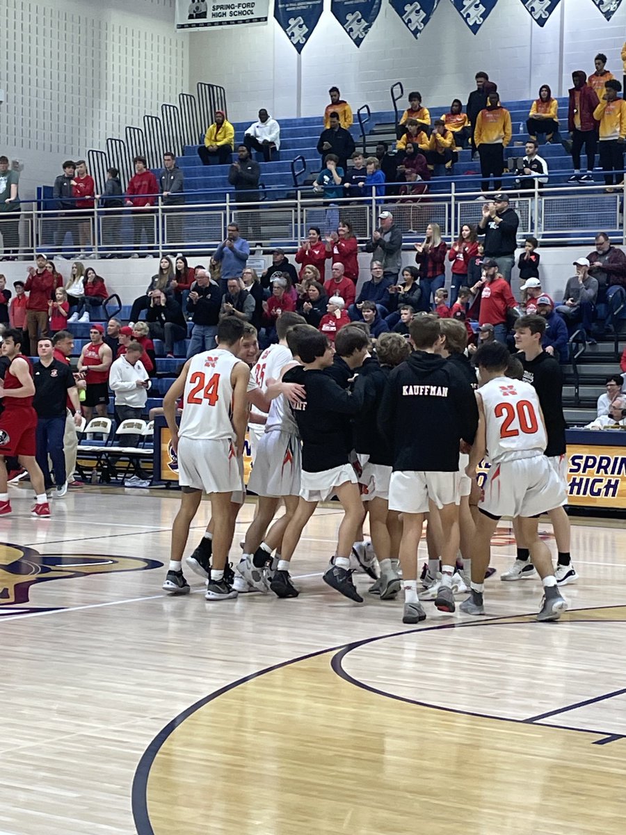 Konkrete Kids win in OT, 60-59! On to the elite 8 in the State Tournament. Only the second time in School History! Wow, it’s good to be a Konkrete Kid..
