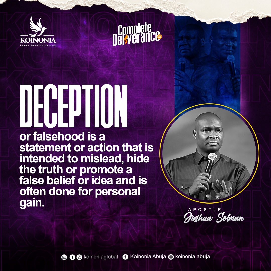 AbujaKoinonia's tweet photo. #ApostleJoshuaSelman
#CompleteDeliverance2
#StructureAndOperationOfSatan
#KoinoniaAbuja
#KoinoniaGlobal https://t.co/XCF0dWFYZB