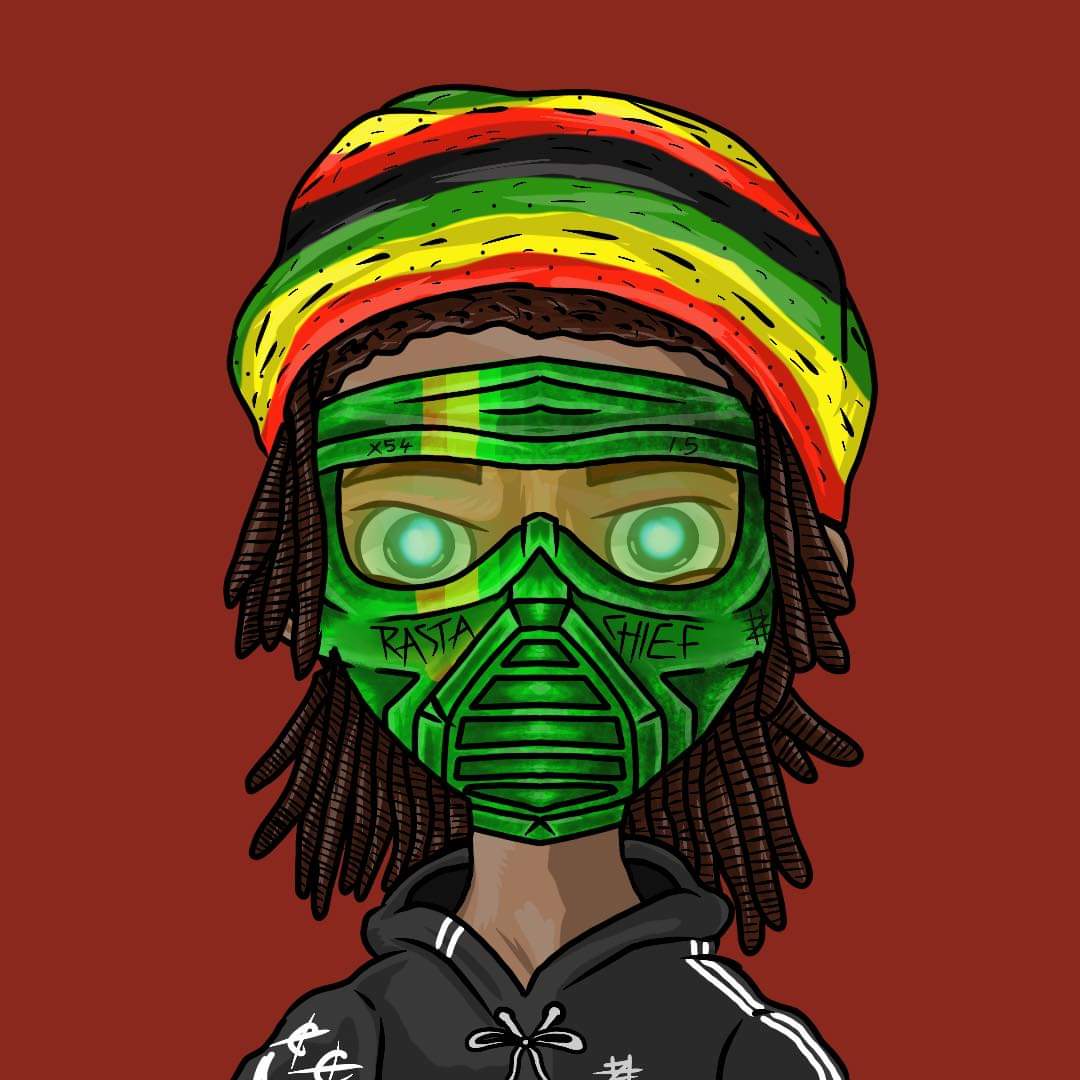 SoulRastaChief's tweet image. @YoumanzC 

Just got my Custom for Minting 5 Youmanz .... Rasta Chief, baby!