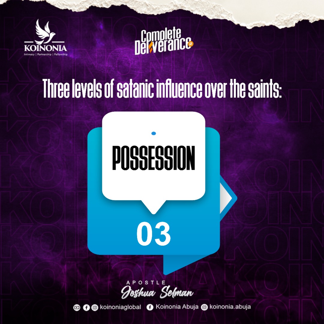 AbujaKoinonia's tweet photo. #ApostleJoshuaSelman
#CompleteDeliverance2
#StructureAndOperationOfSatan
#KoinoniaAbuja
#KoinoniaGlobal https://t.co/kDYqPjthGt