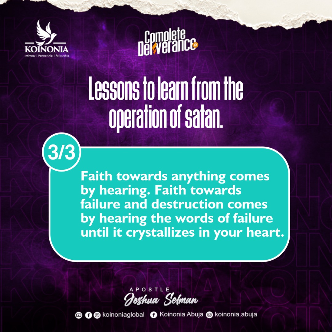 AbujaKoinonia's tweet photo. #ApostleJoshuaSelman
#CompleteDeliverance2
#StructureAndOperationOfSatan
#KoinoniaAbuja
#KoinoniaGlobal https://t.co/m1Z56gfdXq