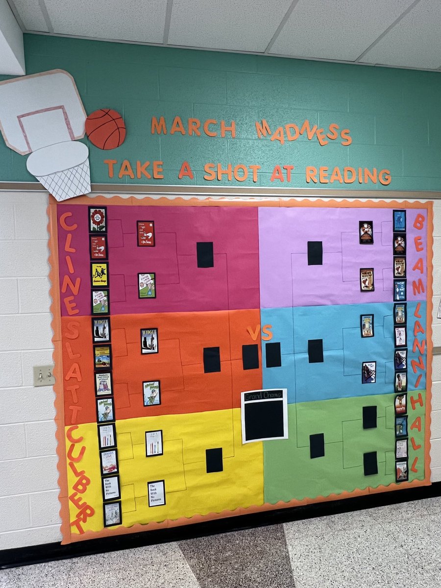 Check out this March Madness bracket!  Kiddos vote for their favorite books!  Which one will be Grand Champ? ⁦<a href="/HayshirePOWER/">Barb Snare</a>⁩