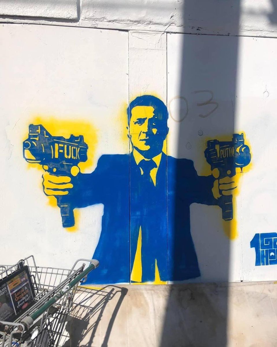 KyivPost (@kyivpost) on Twitter photo This graffiti appeared in Los Angeles, California
Location: 832 Lincoln Blvd, Venice, CA 90291.
<a href="/ZelenskyyUa/">Volodymyr Zelenskyy / Володимир Зеленський</a> #Zelenskiy #StopPutin #UkraineRussiaWar #LA This graffiti appeared in Los Angeles, California
Location: 832 Lincoln Blvd, Venice, CA 90291.
<a href="/ZelenskyyUa/">Volodymyr Zelenskyy / Володимир Зеленський</a> #Zelenskiy #StopPutin #UkraineRussiaWar #LA
