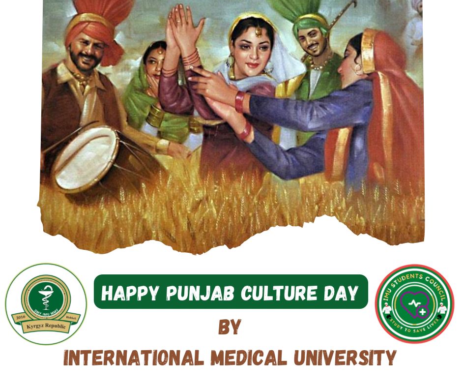 studcouncil_imu's tweet photo. PUNJAB CULTURE DAY :-
14 March 2022
Cultural differences should not separate us from each other, but rather cultural diversity brings a collective strength that can benefit all of humanity.
We Wish all our students ,fellows and punjabi community Happy punjab culture day
Regard! https://t.co/jq2Matr4bg