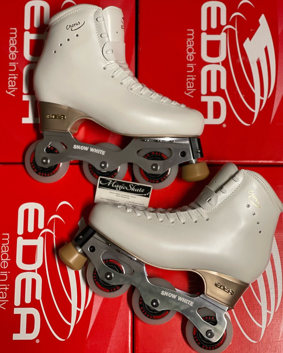 EDEA Chorus with SnowWhite frame. #edea #chorus #snowwhite #snowwhiteskates #inlineskating #magicskate