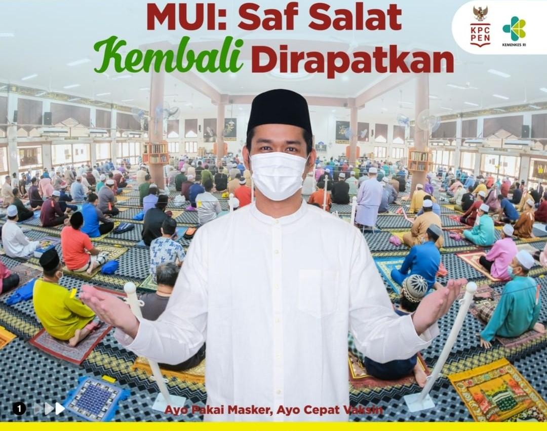 OwlWinky's tweet image. Majelis Ulama Indonesia (MUI) mulai melonggarkan aturan salat berjemaah, seiring menurunnya kasus Covid-19. Salat antarjemaah tidak lagi berjarak.
#RapatkanSaf #IndonesiaSehatIndonesiaHebat #ProkesKebiasaanBaru #DisiplinPatuhiProkes