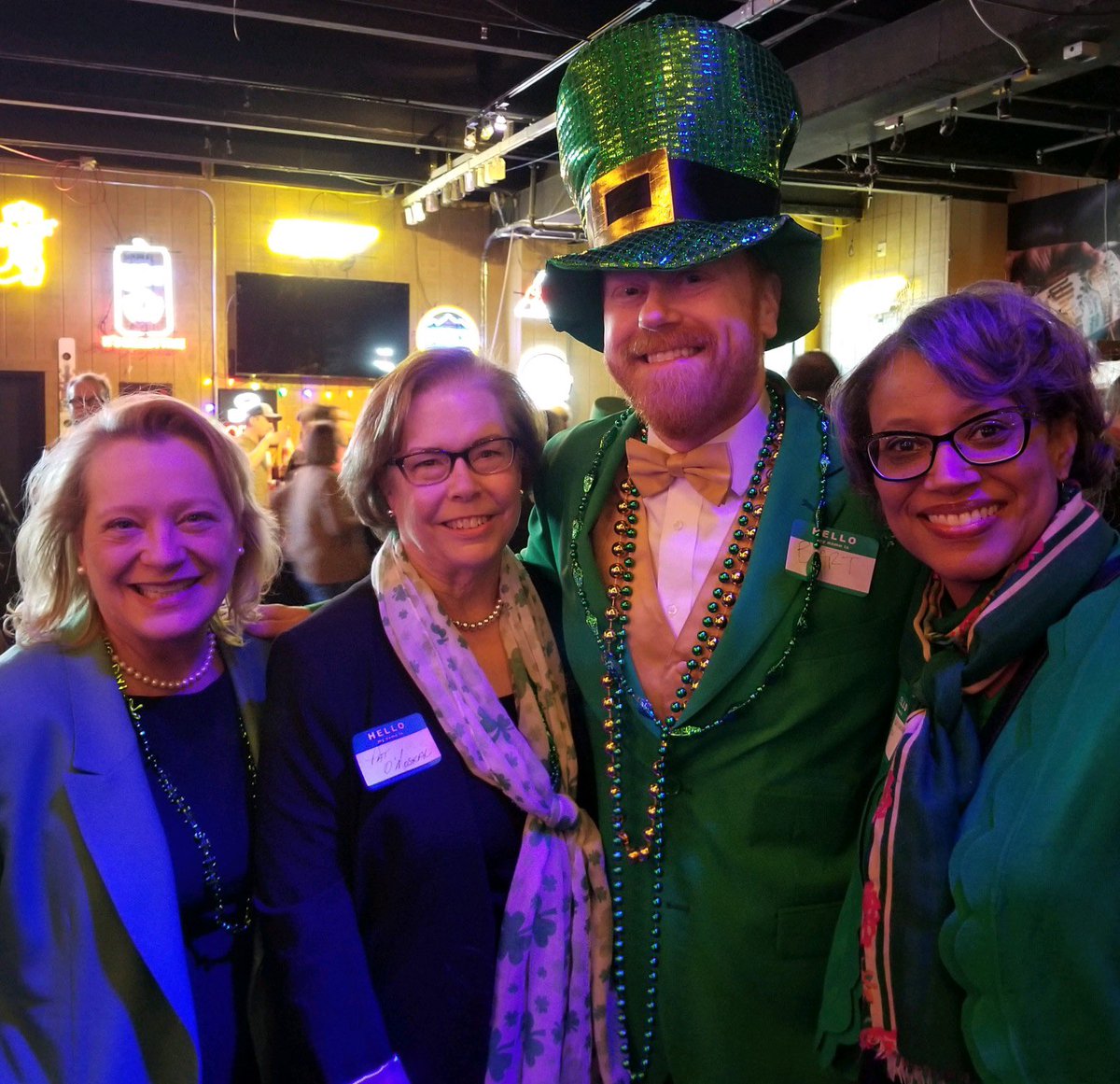 MoskalforJudge's tweet photo. Enjoyed a fun Saturday morning with the #Hooligans at their St. Patrick's Day celebration. Thanks to the Hobbs family for the new venue at @nashvillepalace.☘️ #Hooligans2022 #KeepPatMoskal https://t.co/jOY4VoQIeh