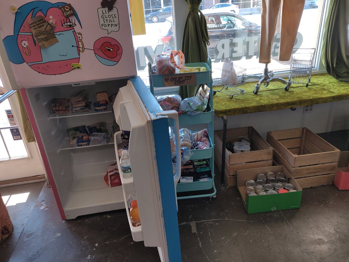 We topped up a few community fridges around town today.