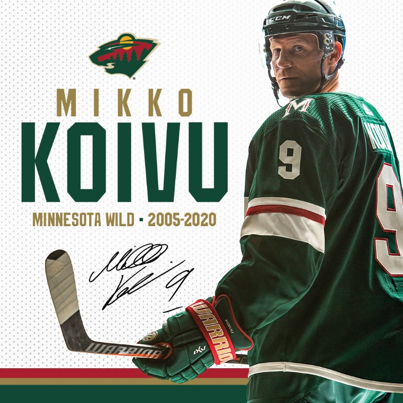 mnwild's tweet photo. Mikko and #mnwild, it was a match made in the #StateOfHockey. It's time to celebrate Mikko!

#mnwild | #9forAllTime