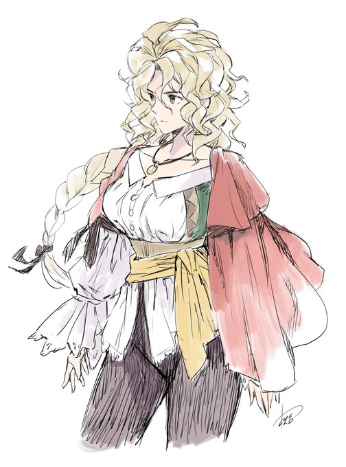 10年前のオリキャラを10年ぶりに描いた 