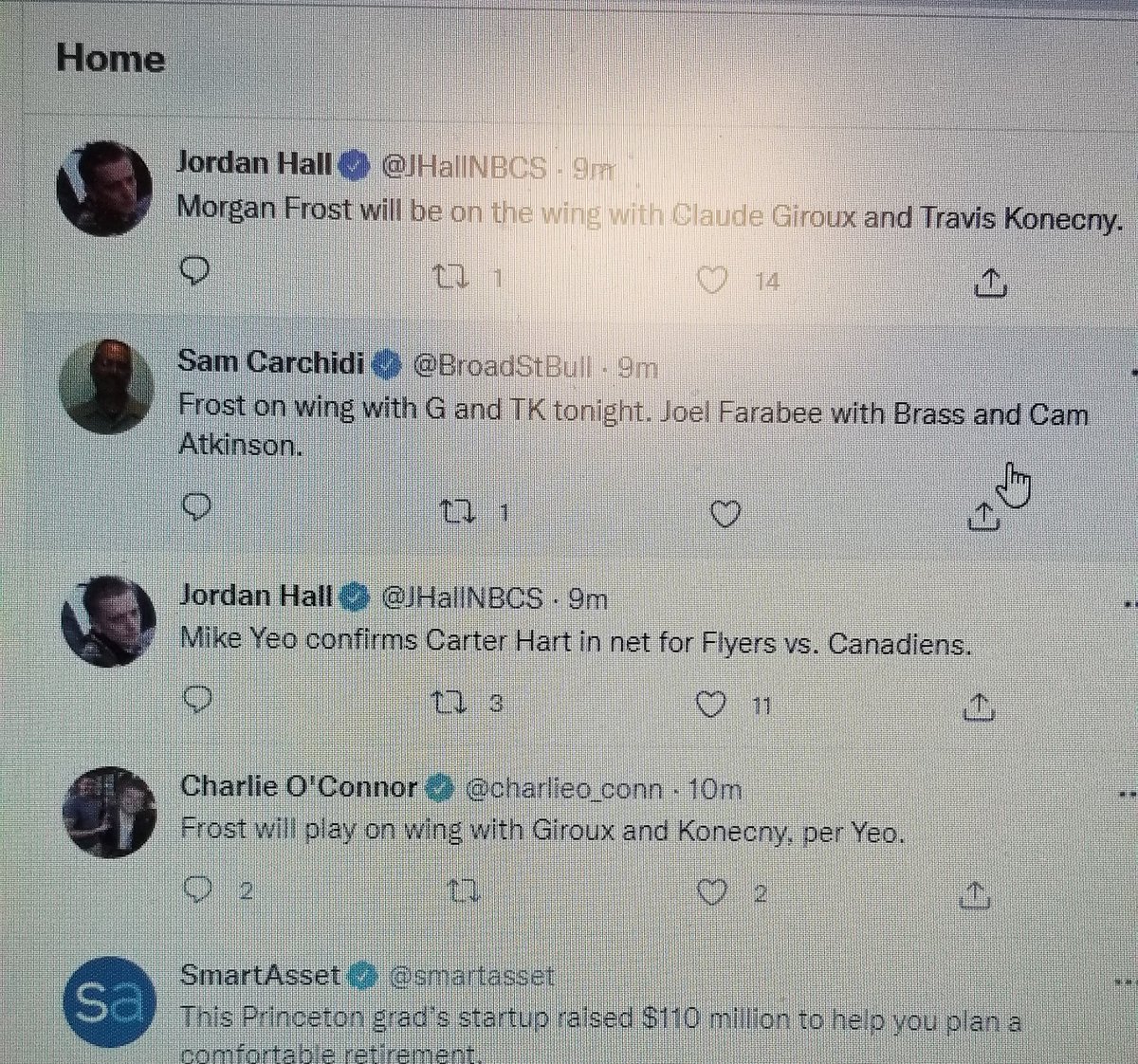 BobRotruck's tweet photo. Can anyone please confirm whether Frost will be playing on the wing today? https://t.co/QVo1tsIhpP