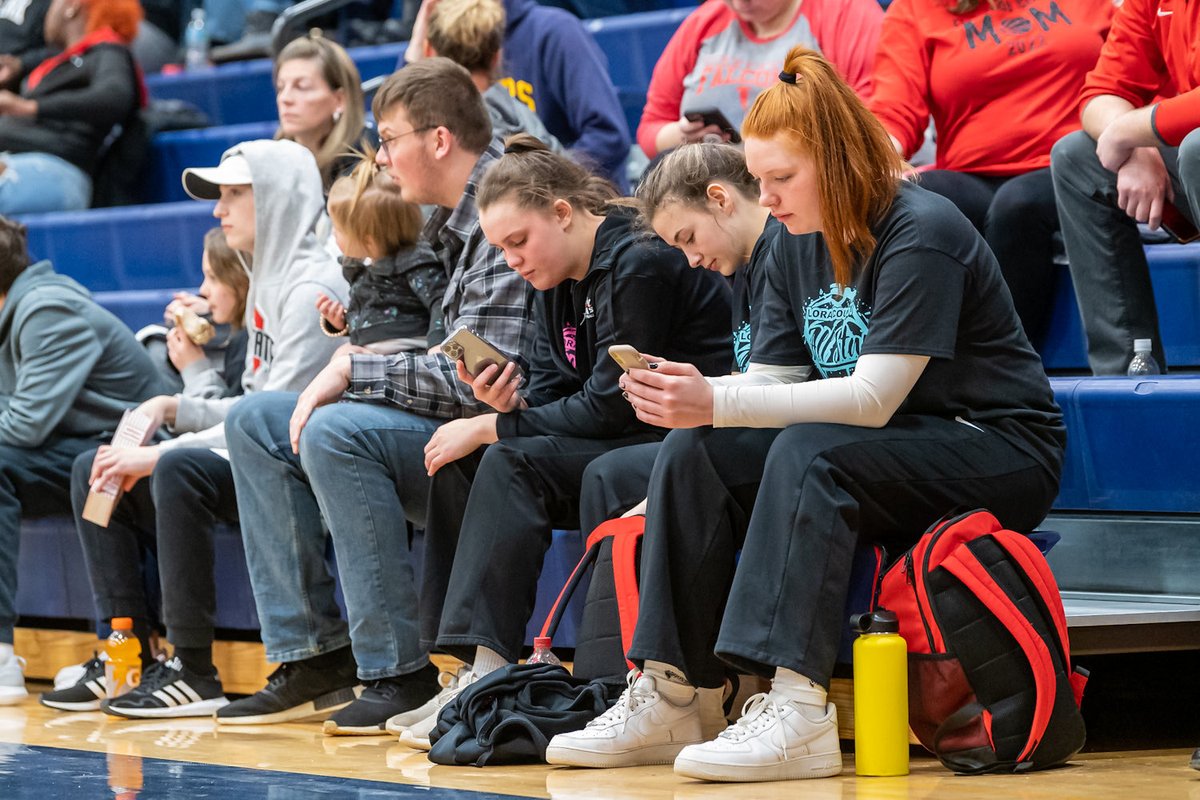 Firelands’ ⁦<a href="/riyley_etherton/">Riyley Etherton</a>⁩ ⁦<a href="/BellaSimmons_/">Bella Simmons</a>⁩ and ⁦<a href="/LaurenValerius/">Lauren Valerius</a>⁩ checking to make sure they didn’t pick up a “Faces of the Game” award in North Ridgeville this afternoon. At the Lorain County All Star Games. ⁦<a href="/FirelandsFalcon/">Athletic Director</a>⁩ ⁦<a href="/LadyFalconsFHS/">FHS LadyFalconBBall</a>⁩